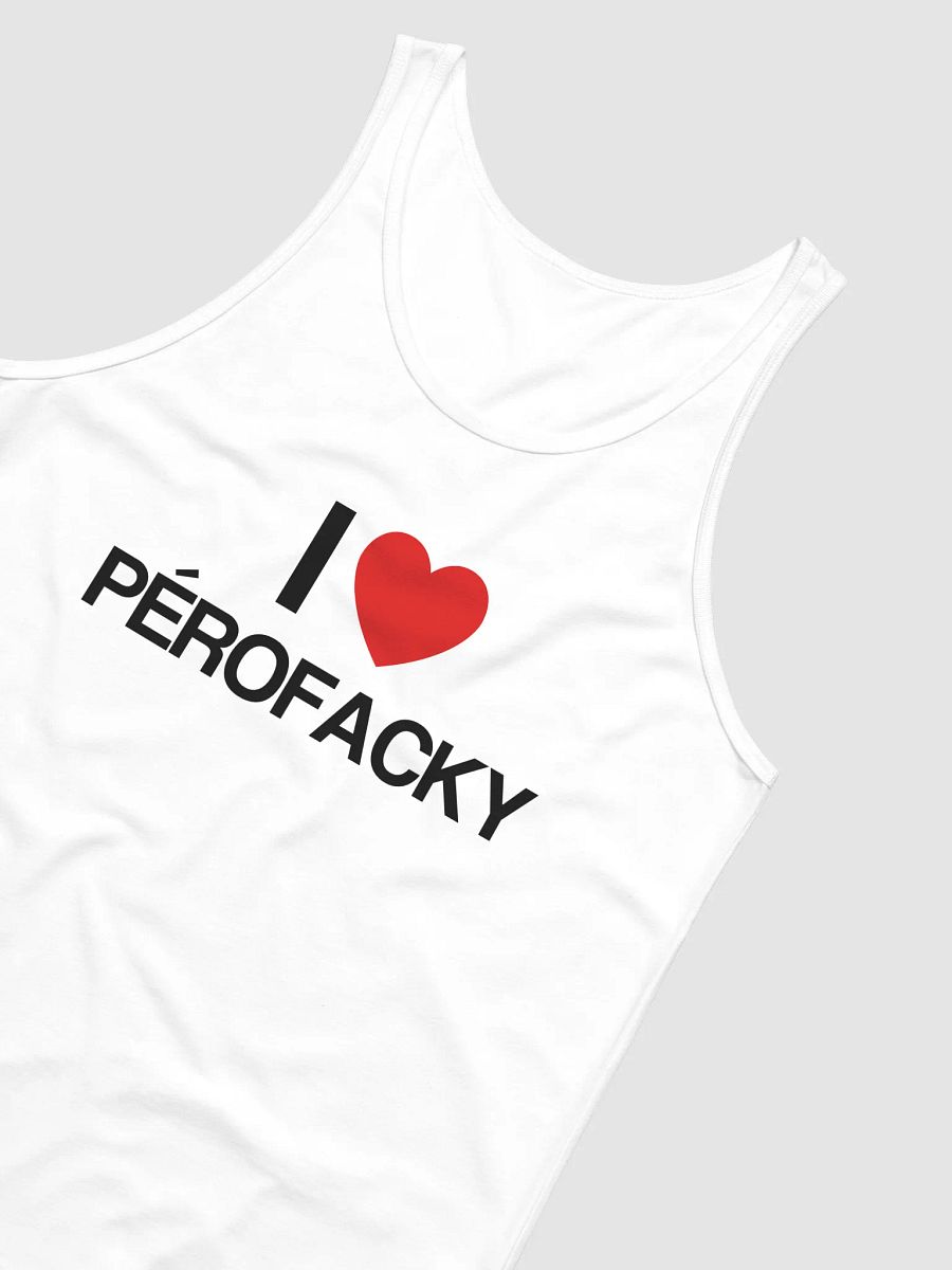 I ♥️ Perofacky tank top white product image (4)