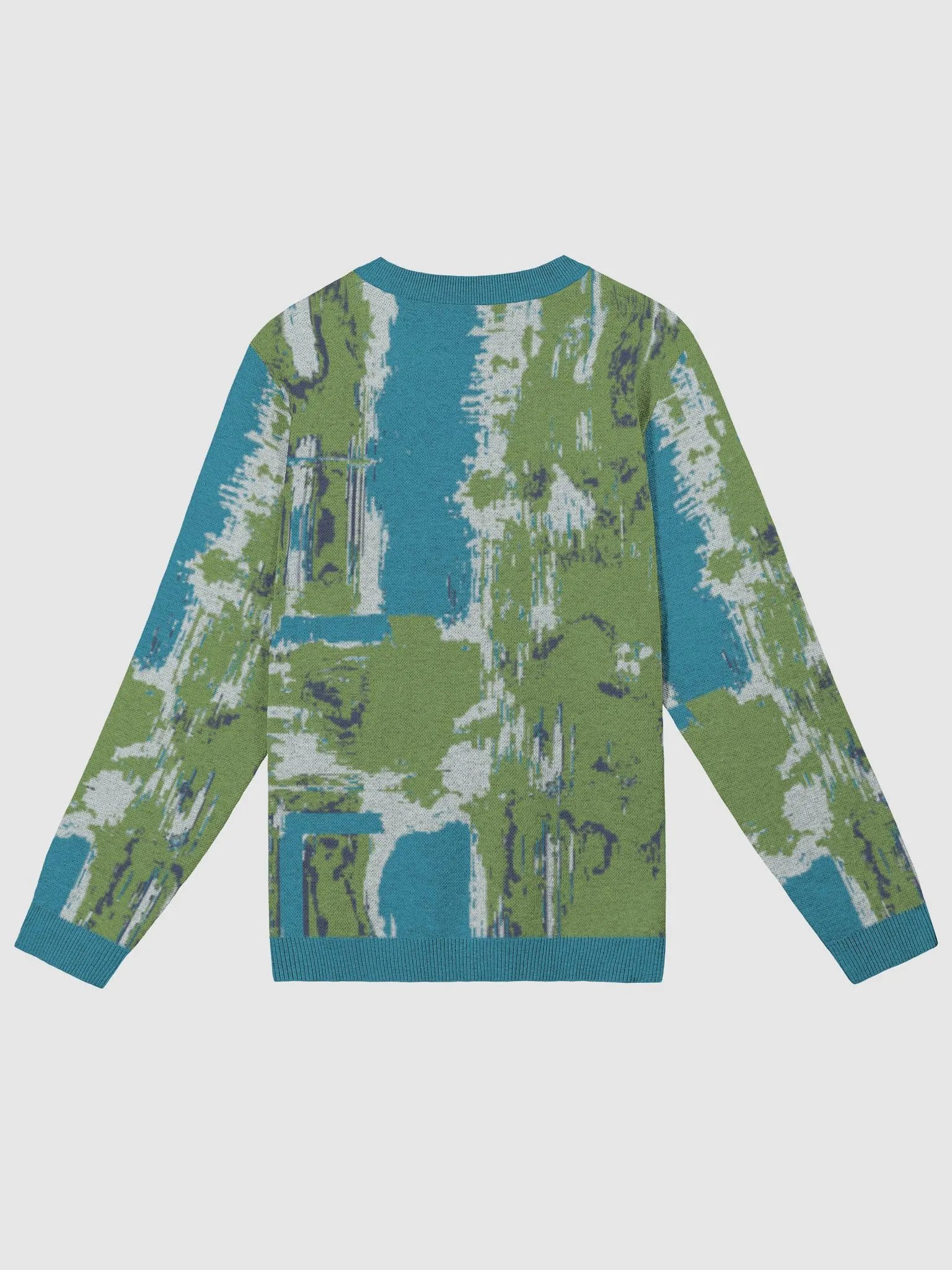 Pasto Paint Glitch Jacquard Crewneck Sweater product image (2)