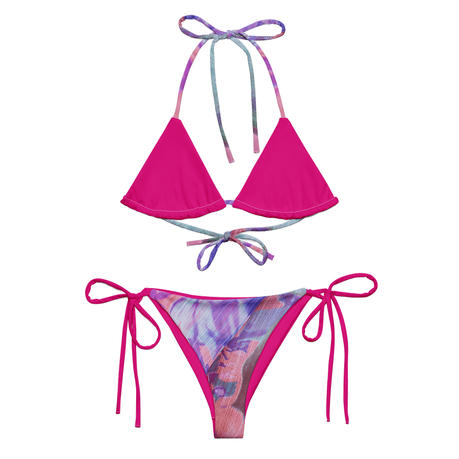 Paradise Breeze String Bikini in Violet Red Color product image (1)