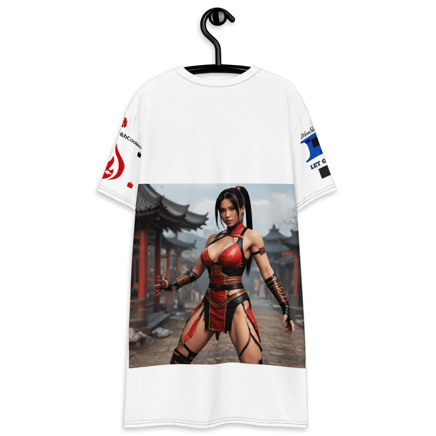 LET GET COOKIN SAVAGE BADDIE DT SHIRT DRESS product image (8)