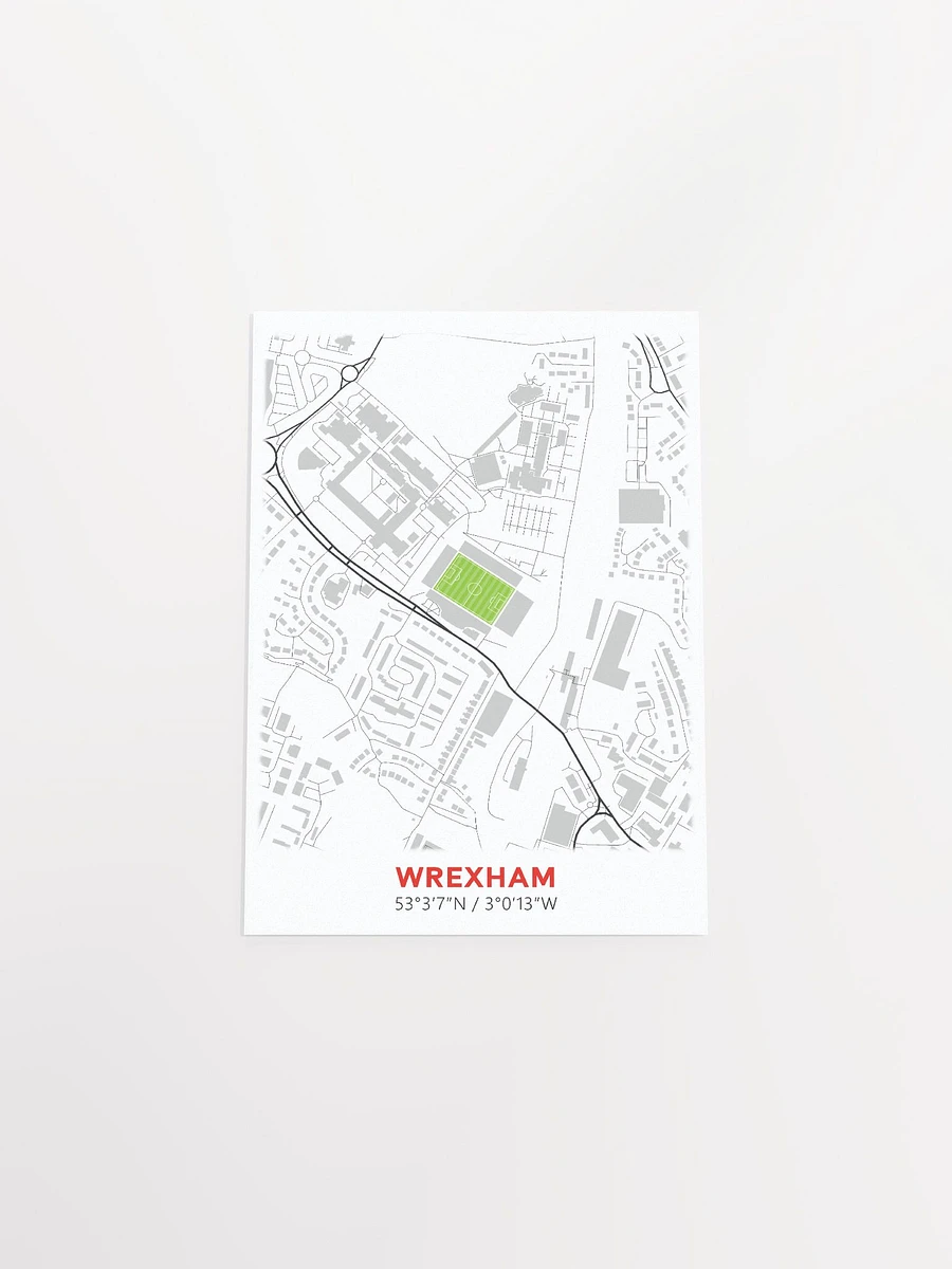 Wrexham Stadium Map Design Poster product image (4)