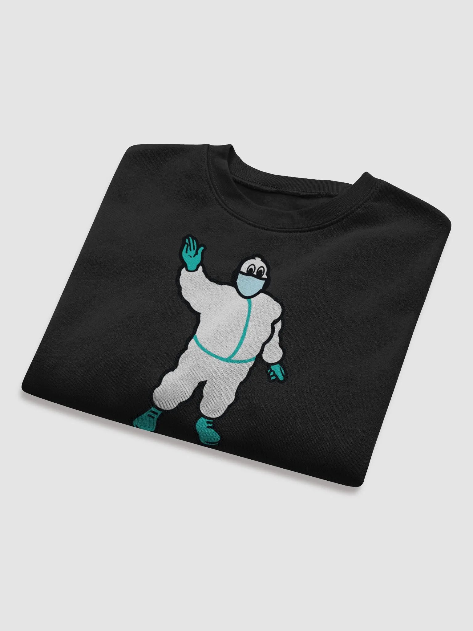 Dr Bibendum Bella+Canvas Women's Fleece Crop Sweatshirt product image (8)