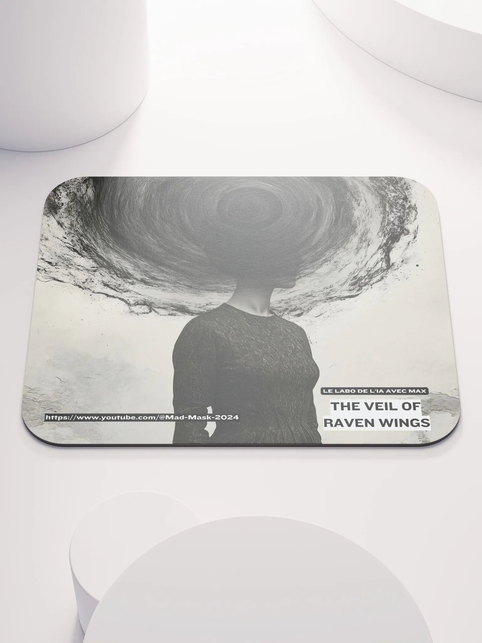 Classic Mouse Pad : The Veil of Raven Wings product image (1)