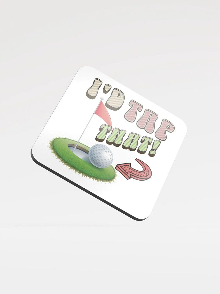 Id Tap That Golf Tee Time Tap Coaster product image (1)