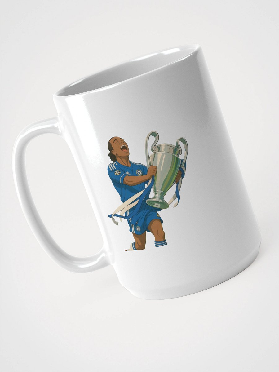 Glossy Mug - Didier Drogba Champions League Trophy - Iconic Moment - Chelsea (Various Colours) product image (3)