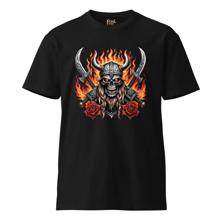 Viking Skull Inferno T-Shirt product image (1)