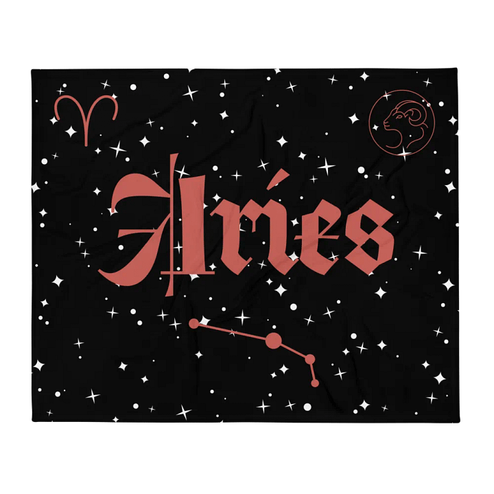 Celestial Aries Throw Blanket product image (2)
