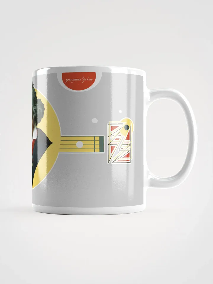 Roland van Beethoven by Frank Fonik (TB 303), Techno EDM Genius Glossy Mug product image (2)