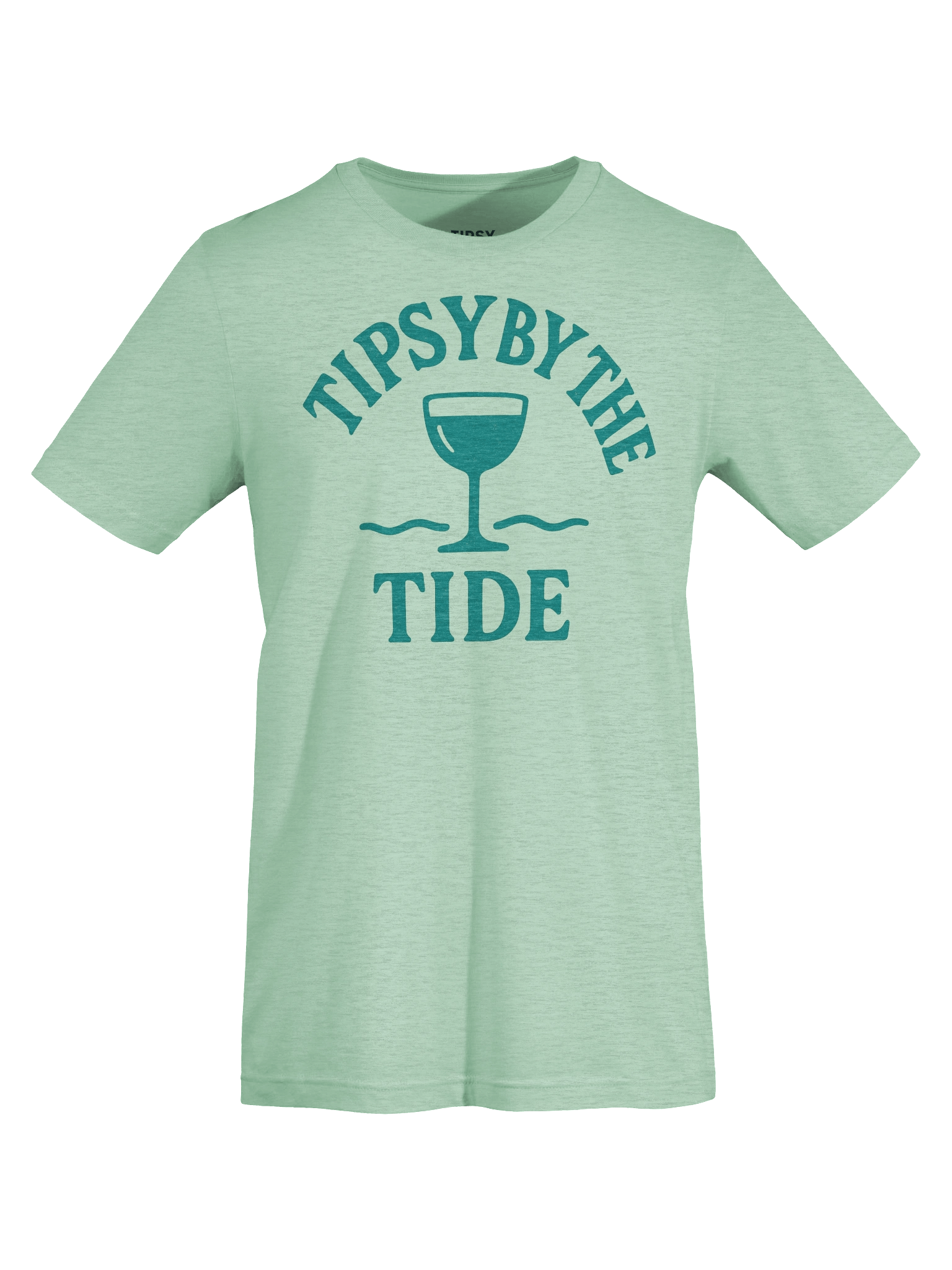 Tipsy by the Tide Wine Glass T-Shirt product image (25)