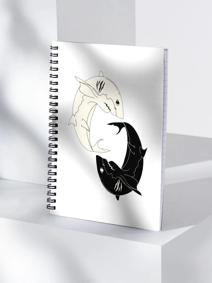 Yin And Yang Shark Notebook product image (3)