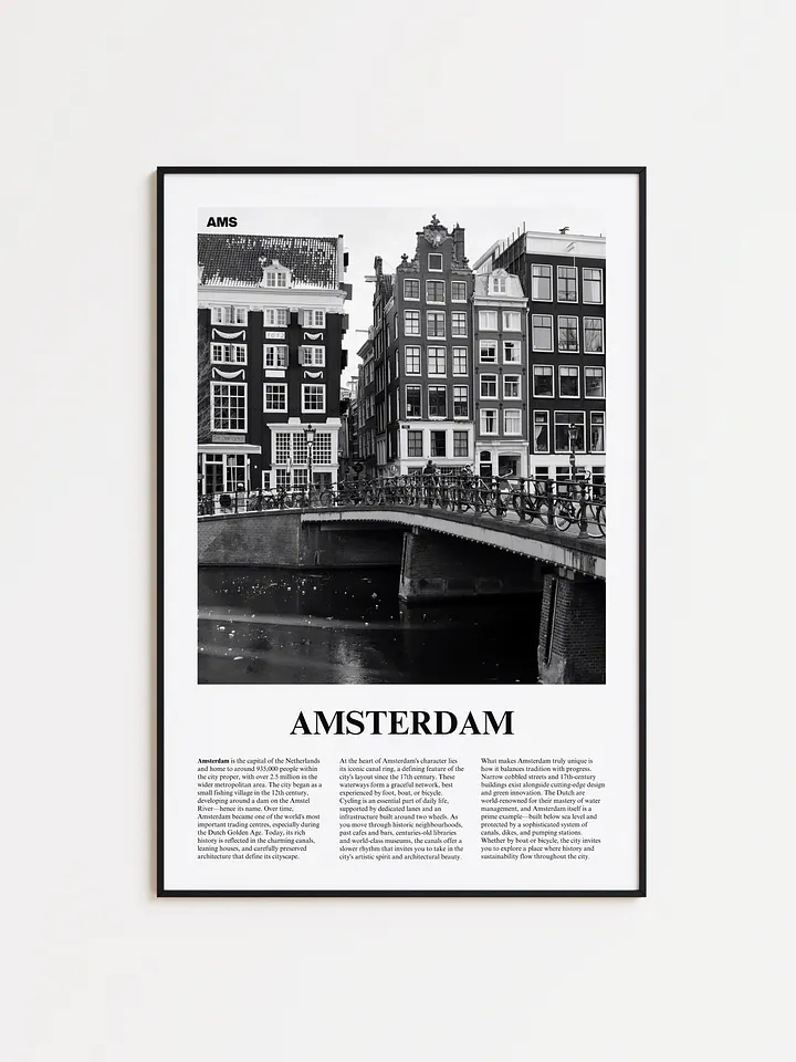 Amsterdam 03 Newspaper Poster product image (1)
