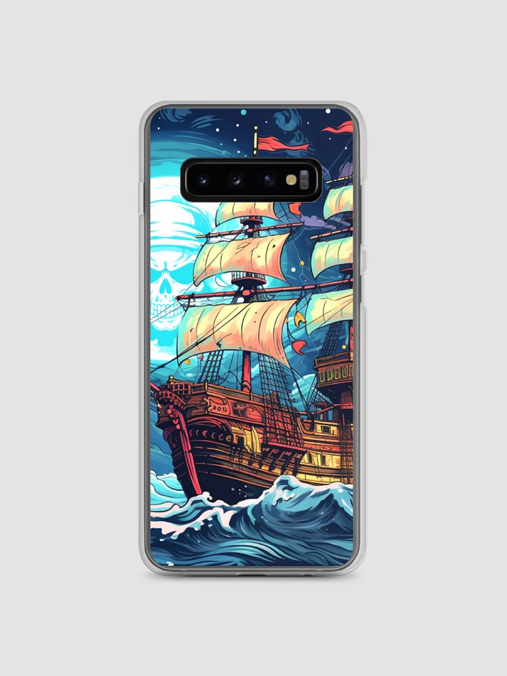 Pirate Ship Sailing Samsung Galaxy Phone Case - Nautical Adventure Design, Durable Protection product image (2)