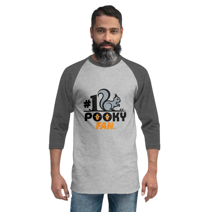 Pooky's #1 Fan Raglan Tee product image (2)