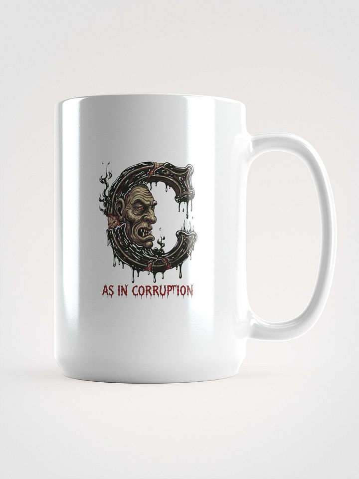 C as in corruption mug product image (1)
