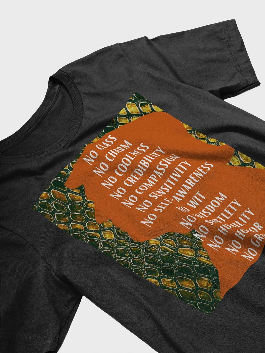 No Class, No Charm, No Wisdom Donald Trump Silouhette T-Shirt product image (3)