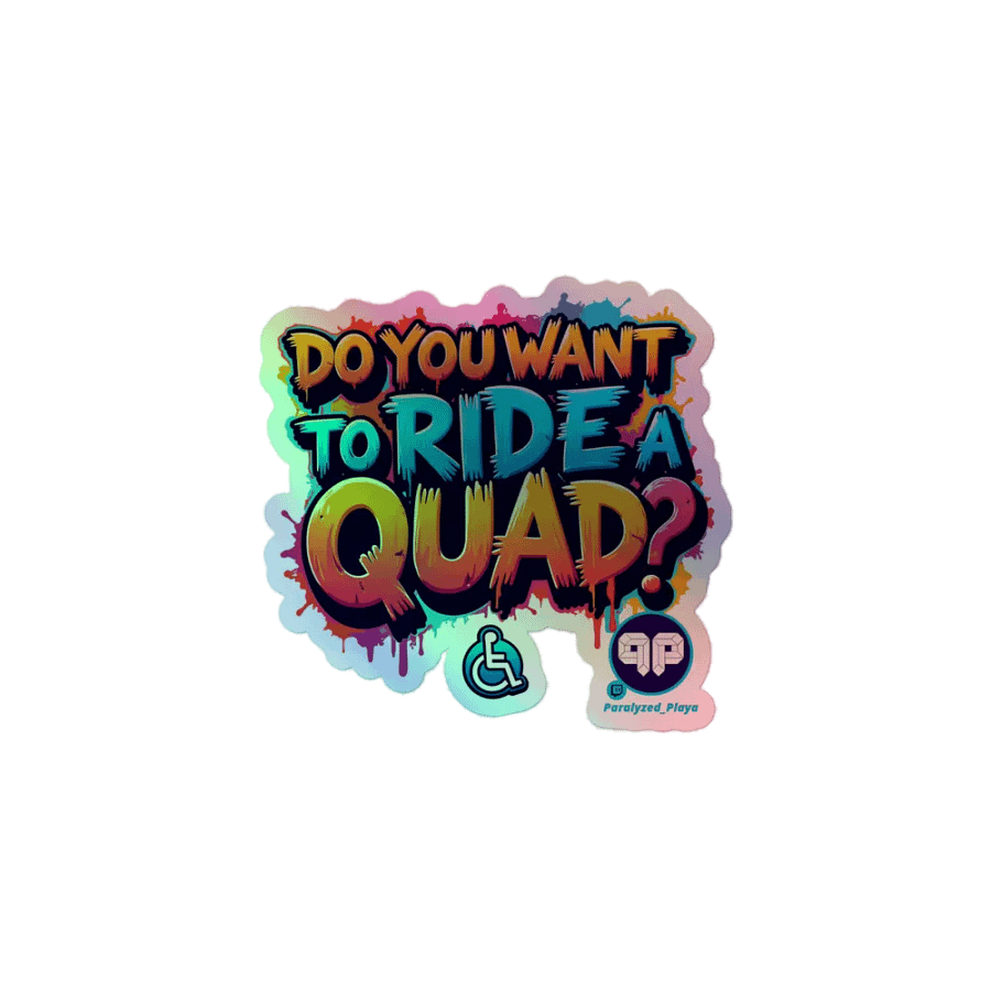 Ride a Quad Sticker! product image (1)