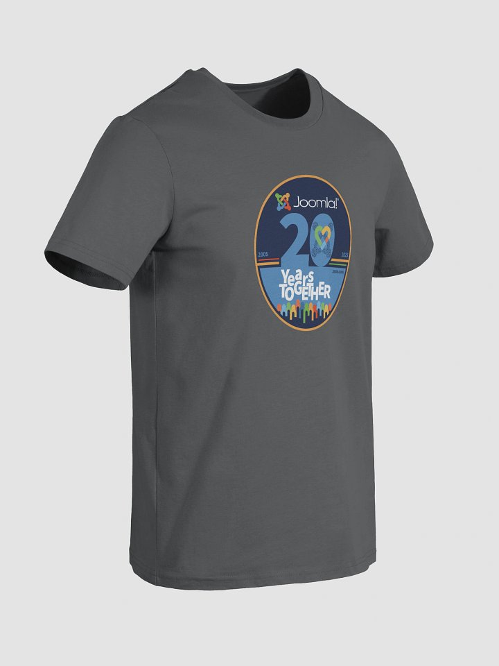 Joomla 20th Anniversary Edition<br /> — Unisex Organic Cotton / Colour — product image (1)