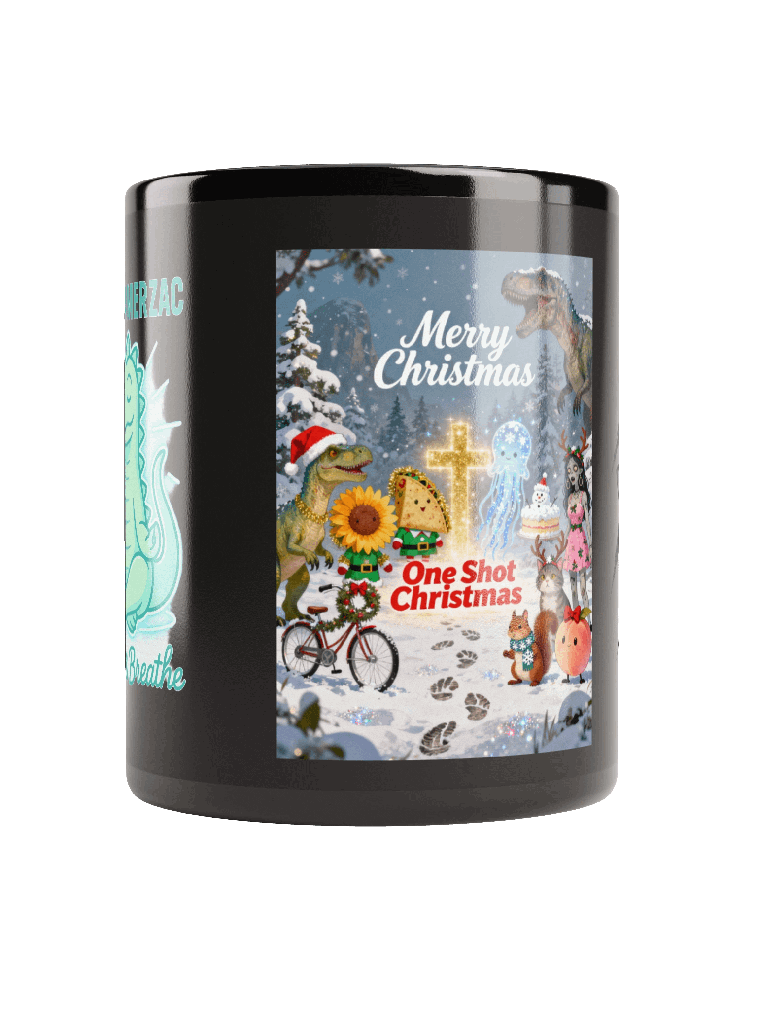 Merry Dino Christmas Mug product image (9)