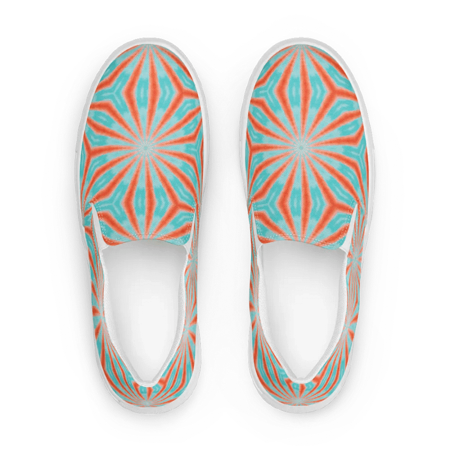 Radiant Burst Women's Canvas Slip-Ons product image (1)