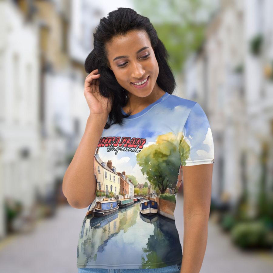 Little Italy - England - All Over Print - Watercolor - T-shirt product image (8)