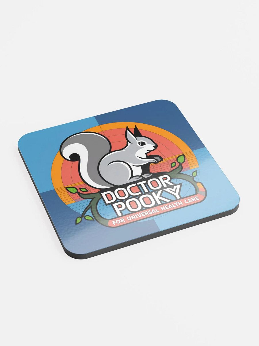 Coaster or micro art piece: doctor pooky for universal healthcare product image (2)