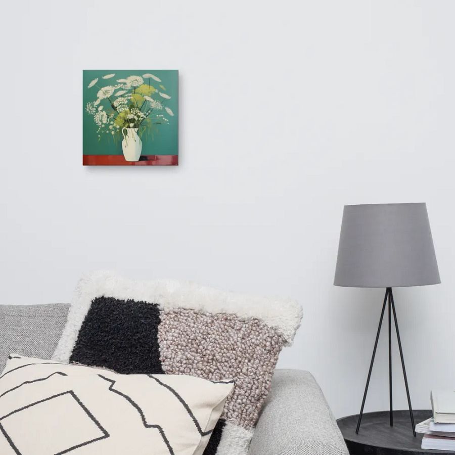 Art2401-58 Vase Flowers Still Life - Canvas Print - sm product image (7)