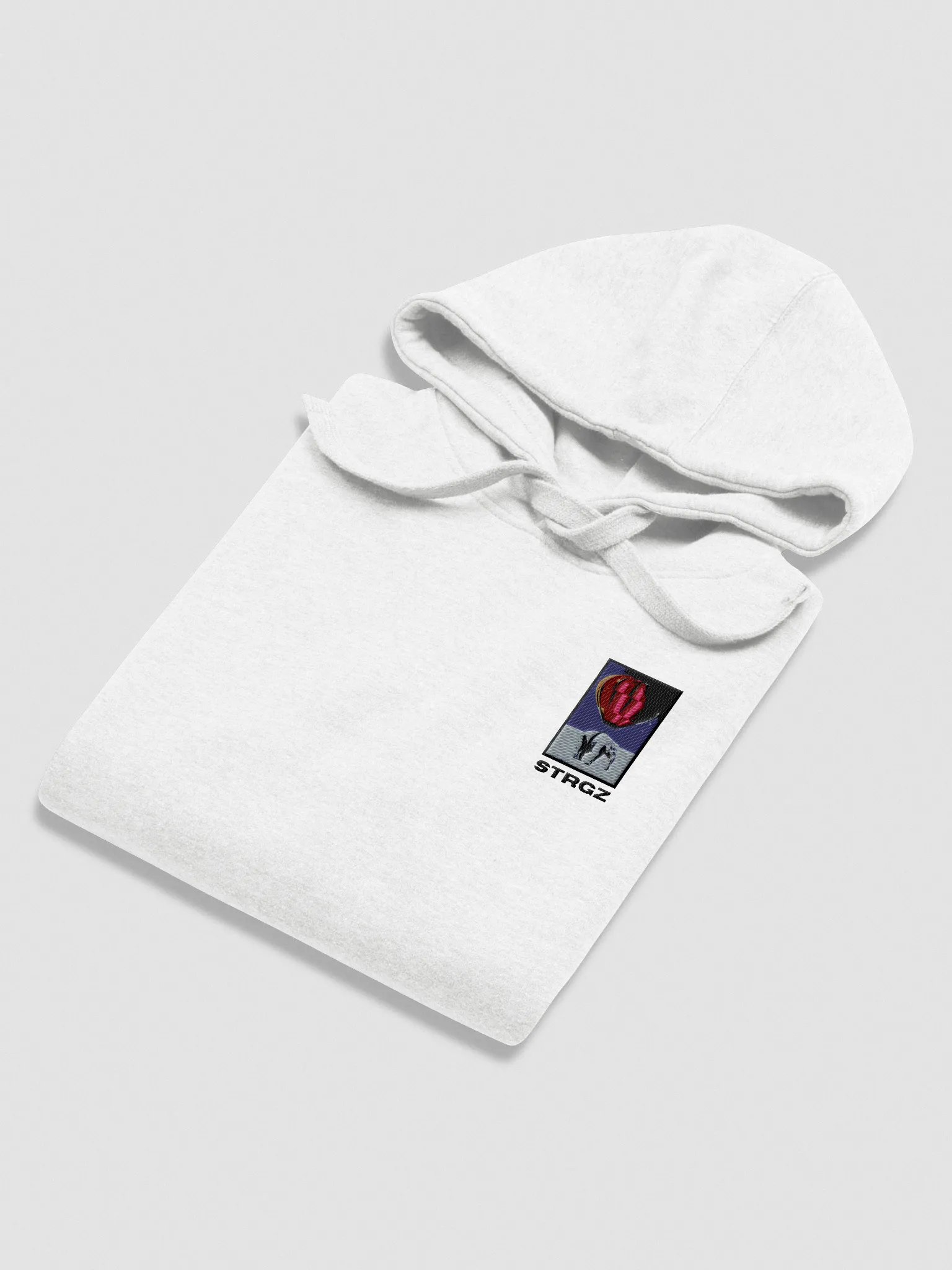 STRGZ HOODIE EMBROIDERED (LIGHT) product image (4)