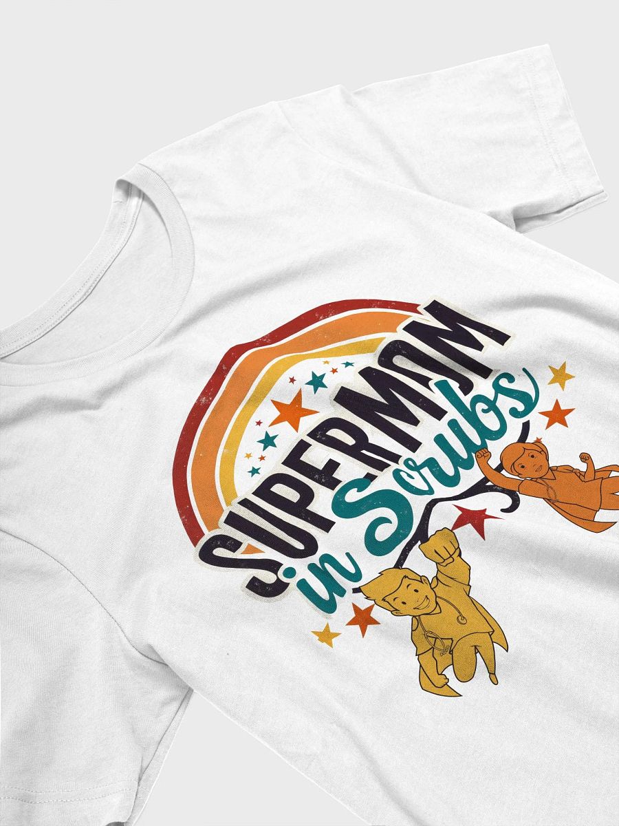 Supermom in Scrubs Rainbow T-Shirt product image (17)