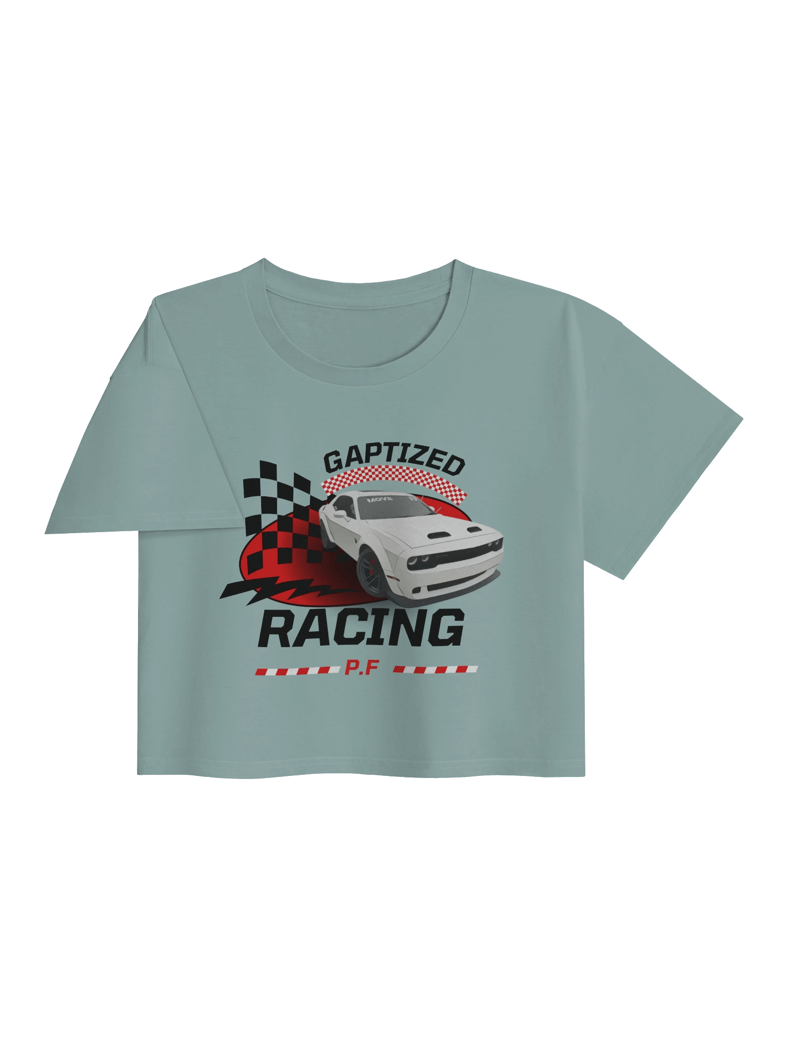 Gaptized Racing™ Women’s Crop Top Tee product image (3)