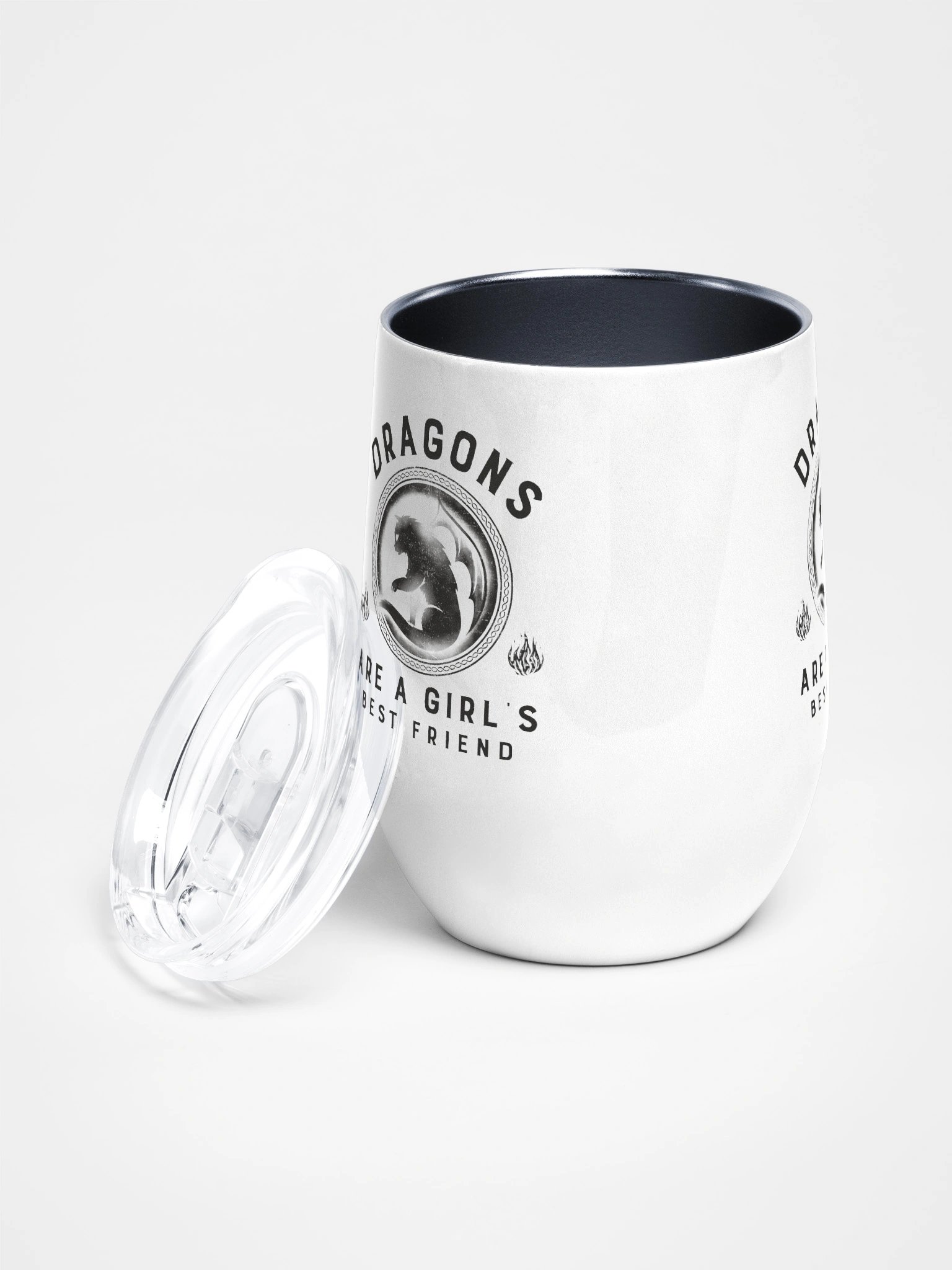 Dragons Are A Girl's Best Friend Dragon Cat Girl Woman Friendship Gift Tumblr product image (2)