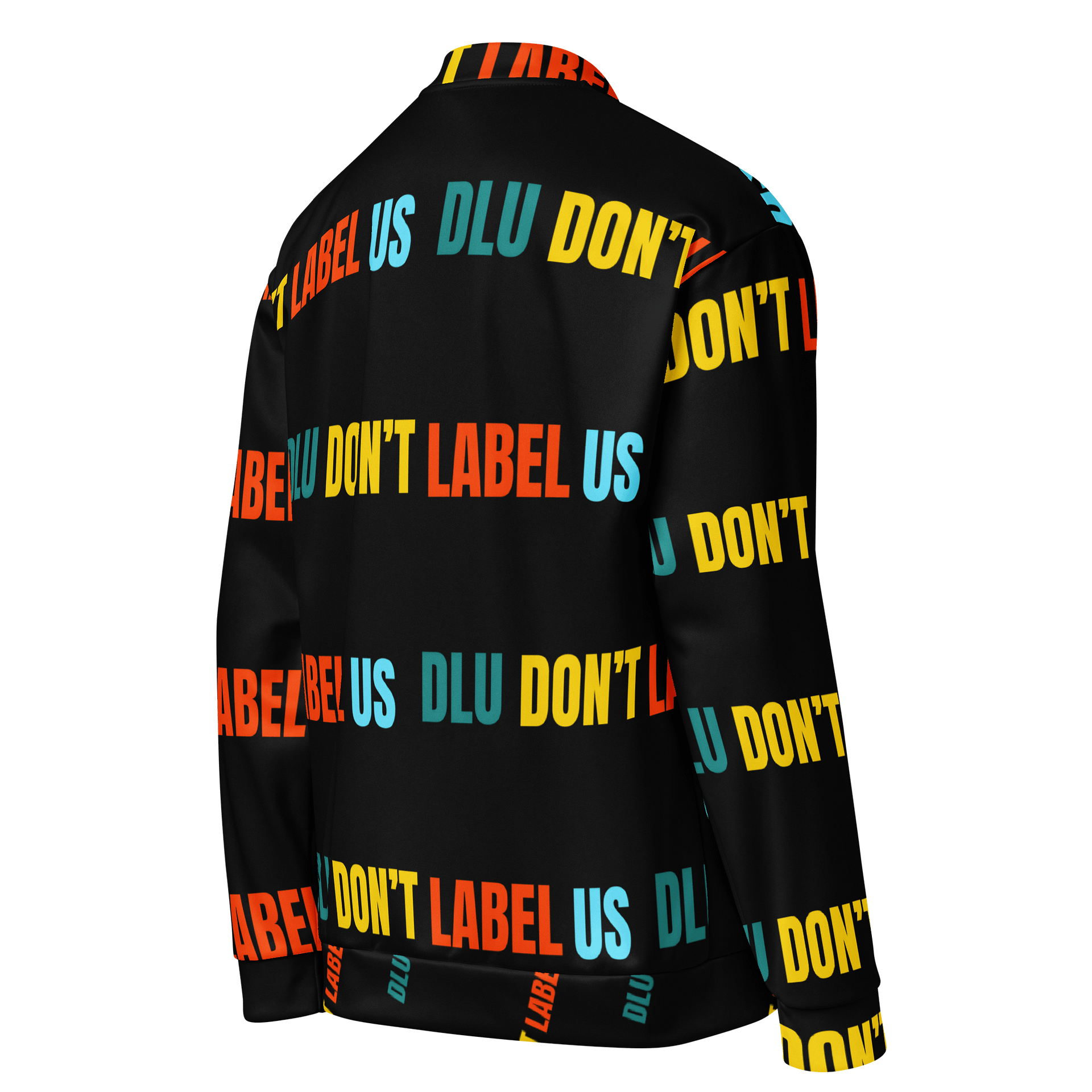DLU DON’T LABEL US® Rebel Statement All-Over Print Bomber Jacket product image (4)