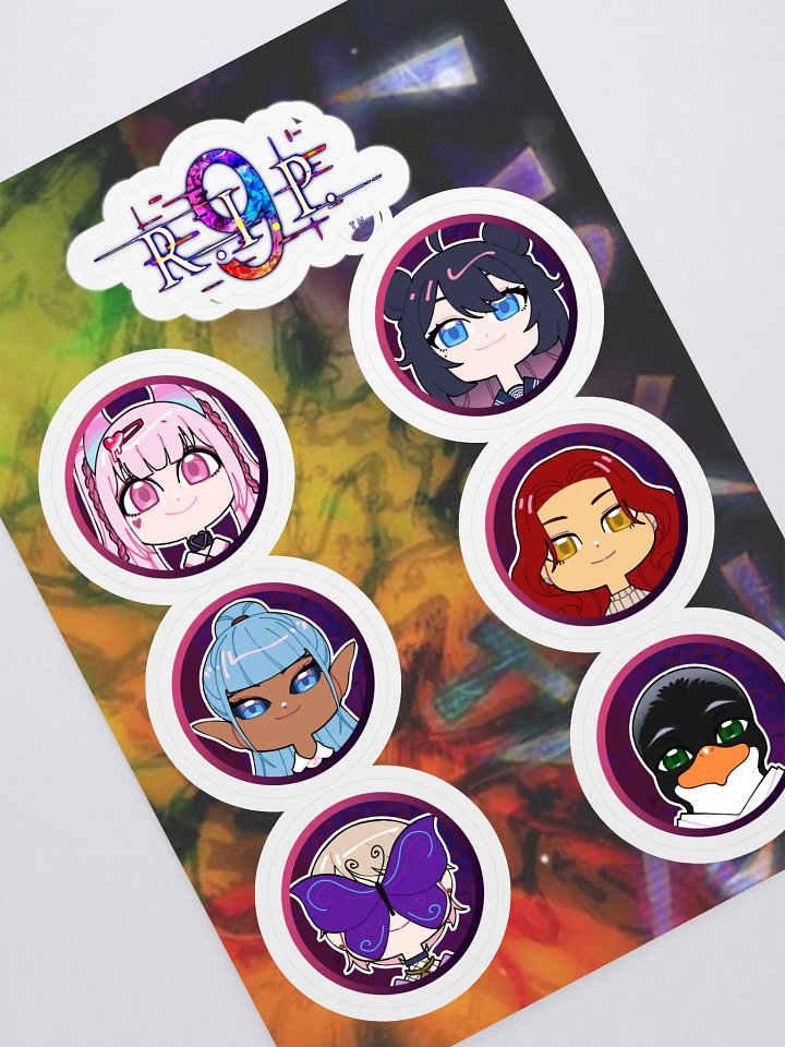 9 RIP Stickers (Side characters) product image (1)
