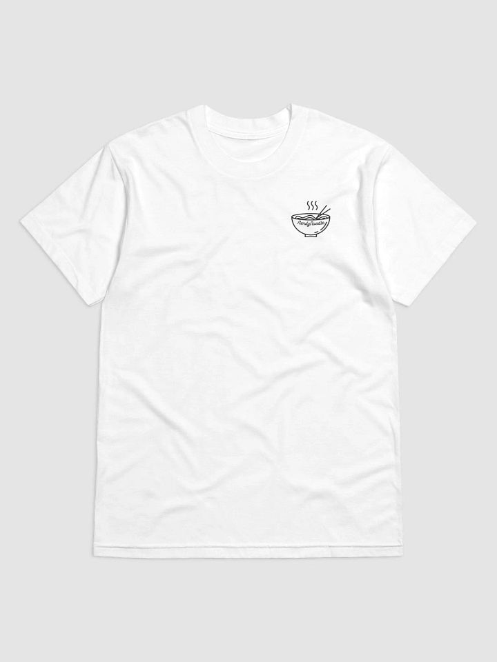 Simplistic NerdyNoodle Emblem Tee (White) product image (1)