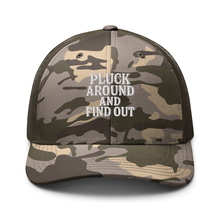 Pluck Around Camo Hat product image (1)
