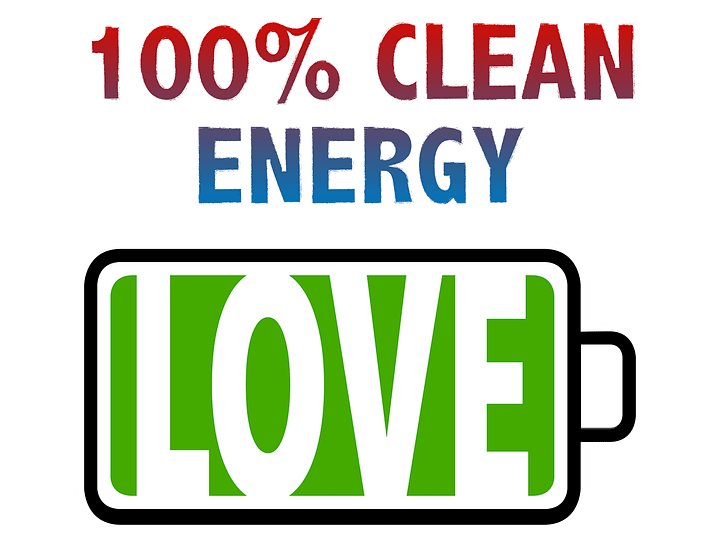 Love is 100% Clean Energy T-Shirt product image (2)
