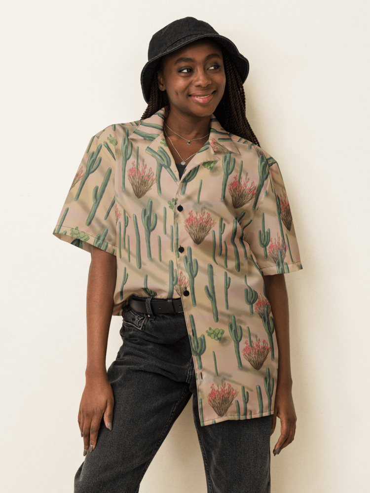 Saguaro Cactus Oversized Button-Down Shirt product image (10)