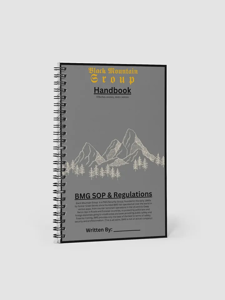 Black Mountain Group Handbook product image (1)