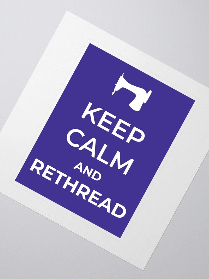 Keep Calm Blue Sticker product image (2)
