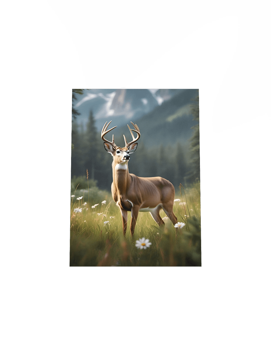 Majestic Buck Stands Guard Poster product image (45)