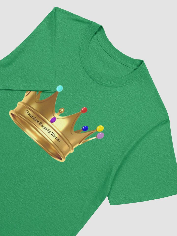 Queendom Beautiful Women Crown Gemstone T-Shirt /B (TM) product image (1)