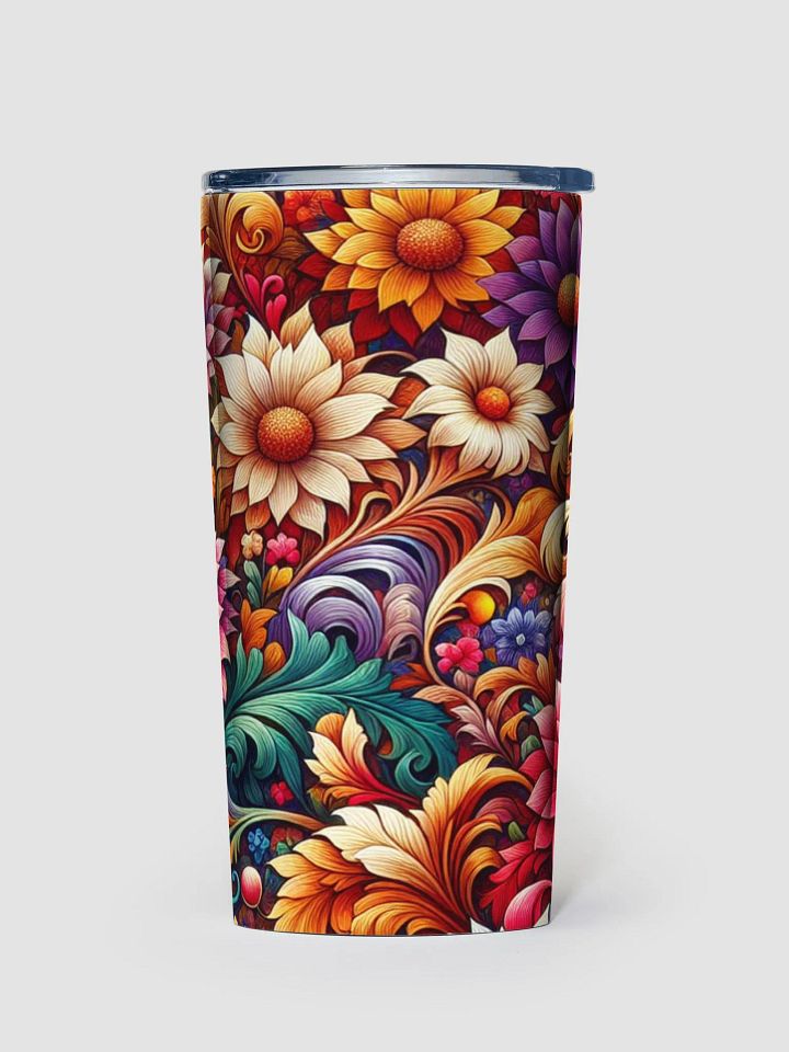 Baroque Blossom Stainless Steel Tumbler product image (1)