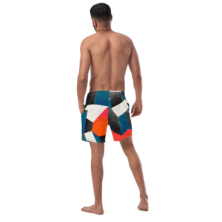 Urban Geometry All-Over Swim Trunks product image (9)