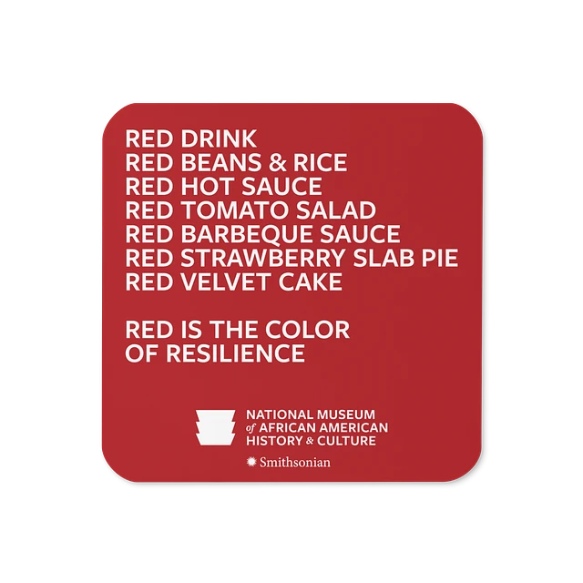 “Red is the Color of Resilience” Coaster product image (2)