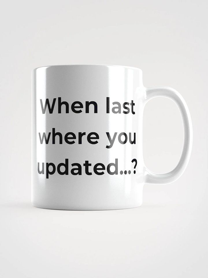 Vivid Update White Glossy Mug product image (1)