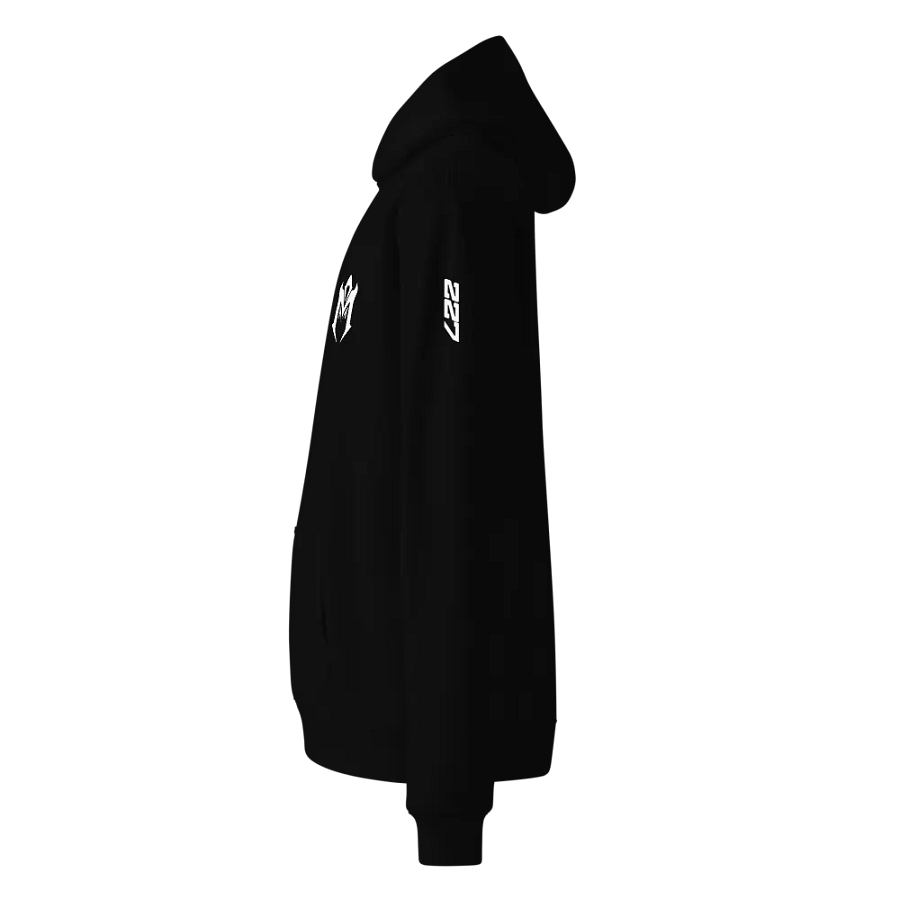 Majski black hoodie logo product image (3)