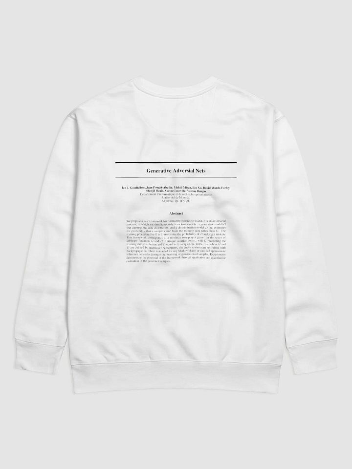 Generative Adversial Nets Sweatshirt product image (2)