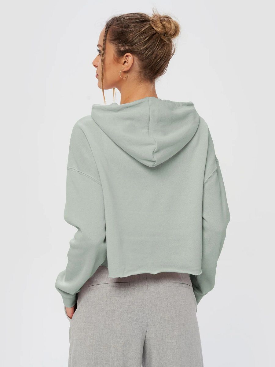 Moody Cropped Hoodie! product image (4)
