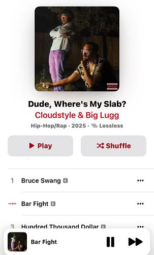 DUDE, WHERE’S MY SLAB?
OUT NOW wherever it is you like to listen to music 🚗 ❓