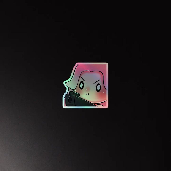 Holographic Chibi Gun Character product image (4)