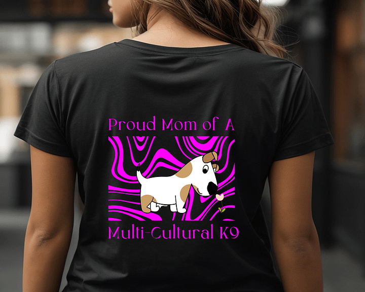 Dog Mom T-shirts, Proud Mom of an MCK9 product image (1)